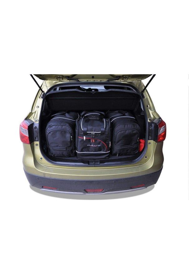 KJUST - Torby Do Bagażnika Suzuki Sx4 S-Cross 2013-2021 4Szt Kjust. Kolor: czarny. Styl: sportowy