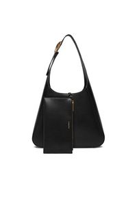 Calvin Klein Torebka Hardware Adj Strap Medium Bag LV04F3402G Czarny. Kolor: czarny. Materiał: skórzane #6