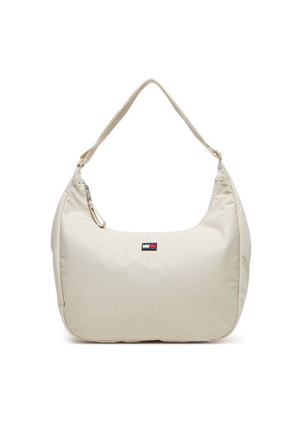 Torebka Tommy Jeans. Kolor: beżowy