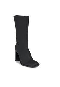 Calvin Klein Jeans Botki Heel Zip Boot Lth Wn YW0YW01113 Czarny. Kolor: czarny. Materiał: skóra #3
