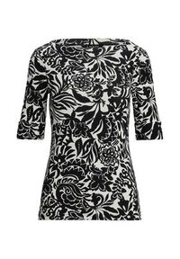 Lauren Ralph Lauren - LAUREN RALPH LAUREN Bluzka 200963940001 Czarny Slim Fit. Kolor: czarny. Materiał: bawełna #3