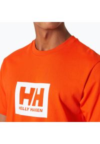 Koszulka męska Helly Hansen HH Box. Kolor: pomarańczowy