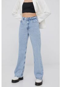 only - Only jeansy Camille damskie high waist. Stan: podwyższony. Kolor: niebieski