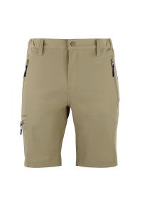 PEAK MOUNTAIN - Spodenki turystyczne Peak Mountain Cessor. Kolor: zielony. Sport: turystyka piesza #1