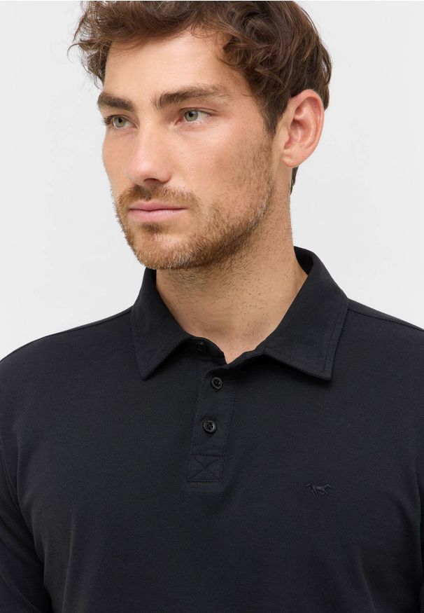 Męski Longsleeve Mustang Style Portis Jet Black 1016881 4188. Długość rękawa: długi rękaw