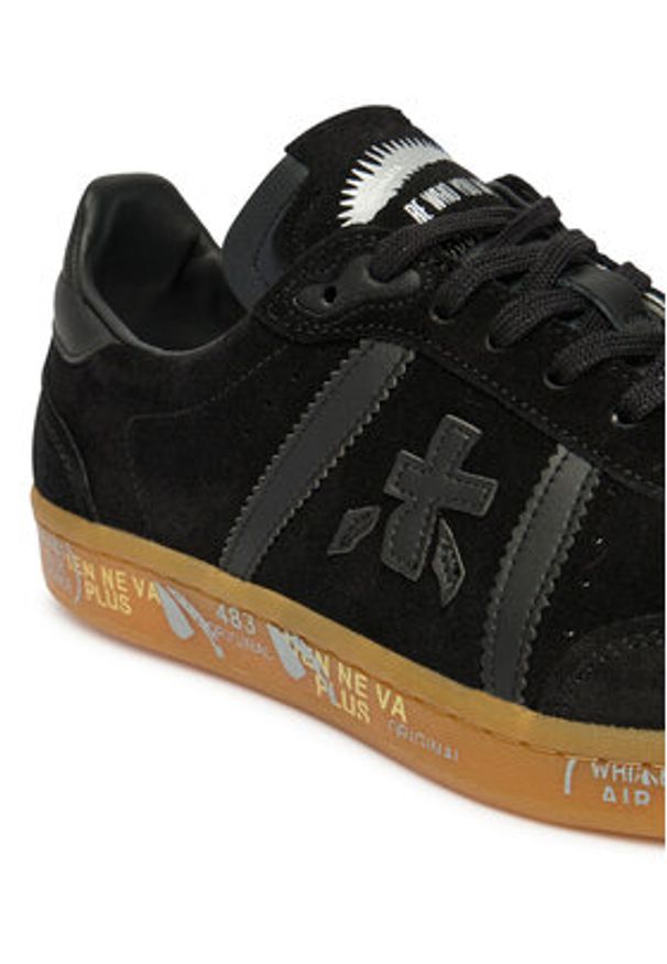 Premiata Sneakersy Bonnie Var 8199 Czarny. Kolor: czarny. Materiał: skóra, zamsz