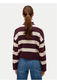 Vero Moda Sweter Inez 10331538 Fioletowy Regular Fit. Kolor: fioletowy. Materiał: syntetyk #3
