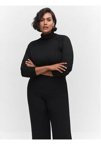 mango - Mango Golf Luccac 57065972 Czarny Regular Fit. Typ kołnierza: golf. Kolor: czarny. Materiał: syntetyk #3