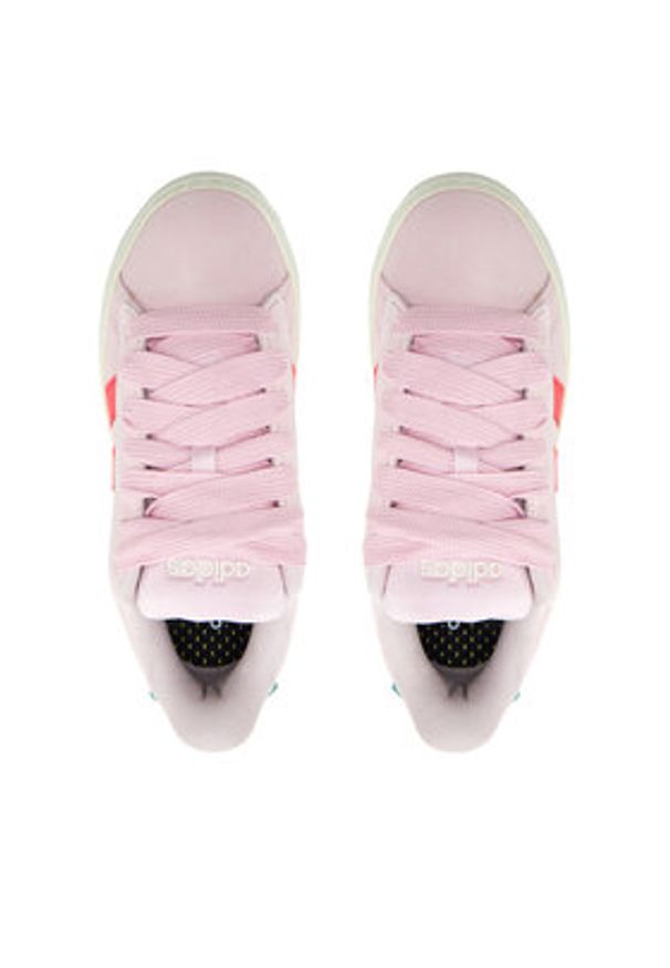 Adidas - adidas Sneakersy Grand Court Alpha JI1717 Różowy. Kolor: różowy. Materiał: skóra, zamsz