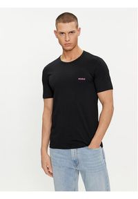 Hugo Komplet 3 t-shirtów 50480088 Czarny Regular Fit. Kolor: czarny. Materiał: bawełna #4