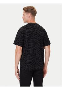 Versace Jeans Couture T-Shirt 79GAH6R0 JS511 Czarny Regular Fit. Kolor: czarny. Materiał: bawełna #5