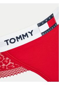 TOMMY HILFIGER - Tommy Hilfiger Stringi UW0UW05619 Czerwony. Kolor: czerwony. Materiał: bawełna #5