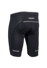 Spodenki rowerowe męskie Silvini FORTORE MP1003 z wkładką Coolmax. Kolor: czarny. Sport: kolarstwo #2