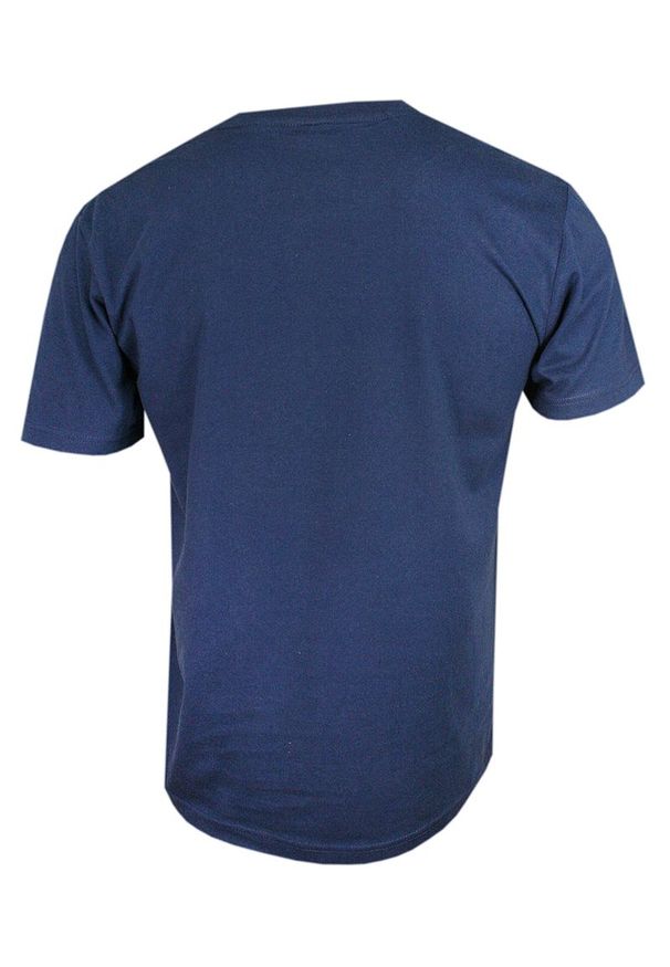 Niebieski t-shirt Stedman na co dzień, z krótkim rękawem