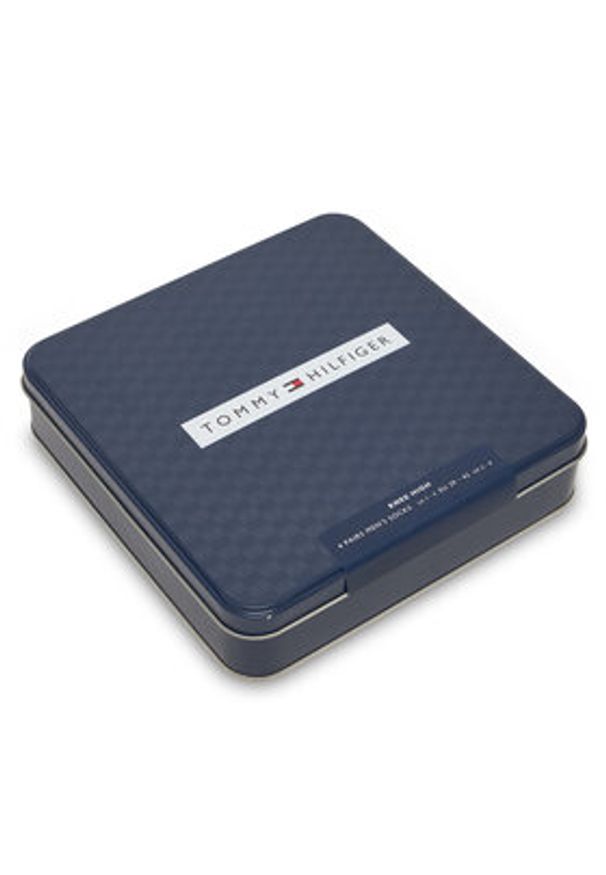 TOMMY HILFIGER - Tommy Hilfiger Skarpety długie 701235378 Granatowy. Kolor: niebieski. Materiał: bawełna, materiał