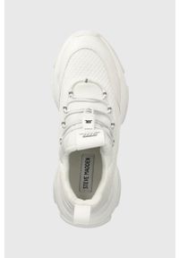 Steve Madden sneakersy Motif kolor biały SM11002753. Zapięcie: sznurówki. Kolor: biały. Materiał: guma. Obcas: na platformie #4