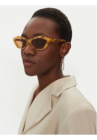 JACQUEMUS Okulary przeciwsłoneczne JAC42C8SUN Brązowy. Kolor: brązowy #6