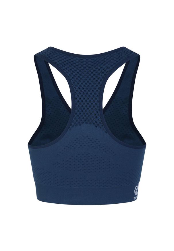 DARE 2B - Biustonosz Sportowy Damski Dont Sweat It. Kolor: niebieski. Materiał: poliamid, elastan
