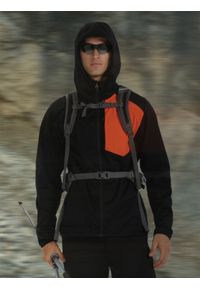 4f - 4F Kurtka softshell wiatroodporna membrana 8000 męska - czarna XXL. Kolor: czarny. Materiał: softshell. Technologia: Primaloft. Sezon: zima. Sport: wspinaczka, turystyka piesza #1