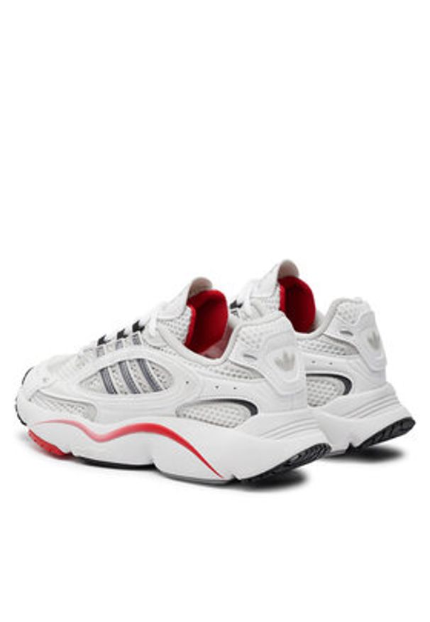 Adidas - adidas Sneakersy Ozmillen J IG4269 Biały. Kolor: biały. Materiał: skóra