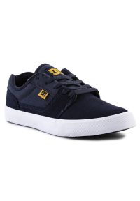 Buty DC Shoes Tonik ADYS300769-DNB niebieskie. Okazja: na uczelnię, na co dzień. Kolor: niebieski. Materiał: materiał. Styl: casual, klasyczny