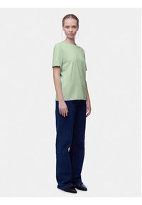 Pieces T-Shirt Ria 17086970 Zielony Regular Fit. Kolor: zielony. Materiał: bawełna #7