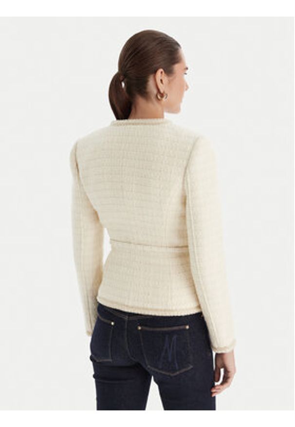 Marciano Guess Marynarka 5BGN07 7394A Écru Regular Fit. Materiał: syntetyk