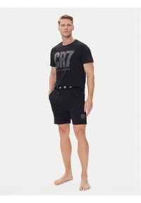 Cristiano Ronaldo CR7 Piżama 8730-41 Czarny Regular Fit. Kolor: czarny. Materiał: bawełna