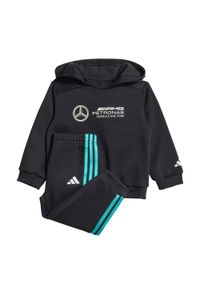 Adidas - Dres Mercedes - Amg Petronas Formula One Team Dna Baby Long Sleeve. Kolor: biały, czarny, wielokolorowy. Materiał: dresówka. Styl: młodzieżowy #1