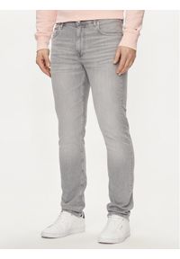 TOMMY HILFIGER - Tommy Hilfiger Jeansy Denton MW0MW34513 Szary Straight Fit. Kolor: szary