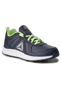 Buty do chodzenia dla dzieci Reebok Almotio 40. Zapięcie: sznurówki. Kolor: niebieski. Materiał: syntetyk, tkanina, materiał. Szerokość cholewki: normalna. Sport: turystyka piesza