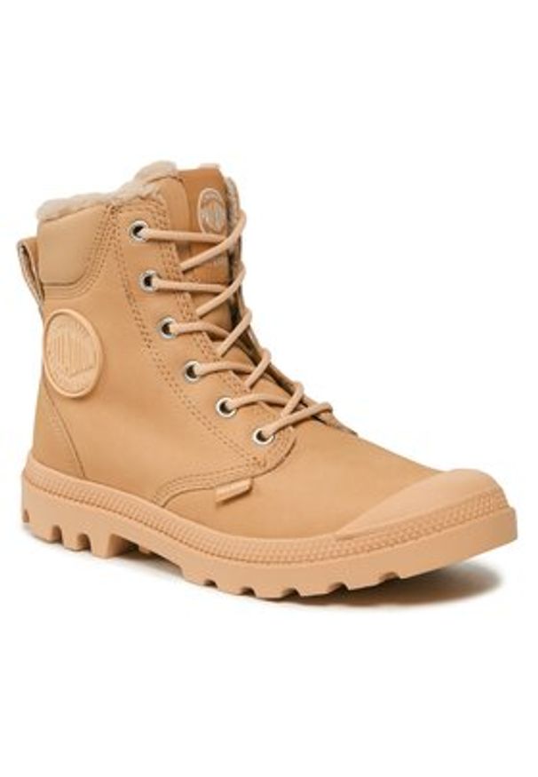 Palladium Trapery Pampa Sport Cuff Wps 72992-243-M Beżowy. Kolor: beżowy. Materiał: skóra. Styl: sportowy