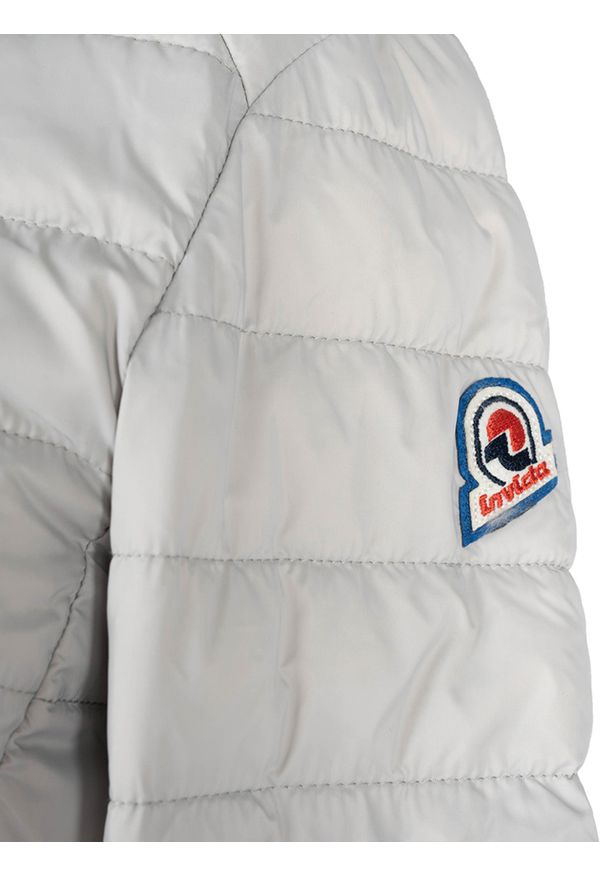 Invicta Kurtka "Light Down" | 4431269 / U | Mężczyzna | Szary. Okazja: na co dzień. Typ kołnierza: kaptur. Kolor: szary. Materiał: poliamid. Wzór: aplikacja. Styl: casual