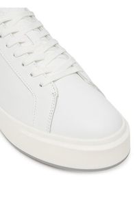 Calvin Klein Sneakersy Basket Cupsole Laceup Lth Ml YM0YM01460 Biały. Kolor: biały. Materiał: skóra #4