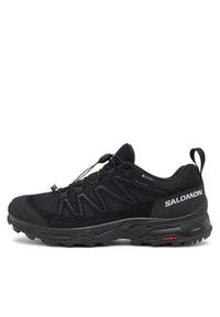 salomon - Salomon Sneakersy X Ward Leather GORE-TEX L47182300 Czarny. Kolor: czarny. Materiał: zamsz, skóra. Technologia: Gore-Tex #5