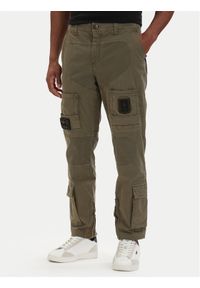 Aeronautica Militare Spodnie cargo 261PA1387UCT01493 Zielony Regular Fit. Kolor: zielony. Materiał: bawełna #1