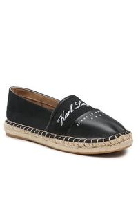 Karl Lagerfeld - KARL LAGERFELD Espadryle KL80123 Czarny. Kolor: czarny. Materiał: materiał #4