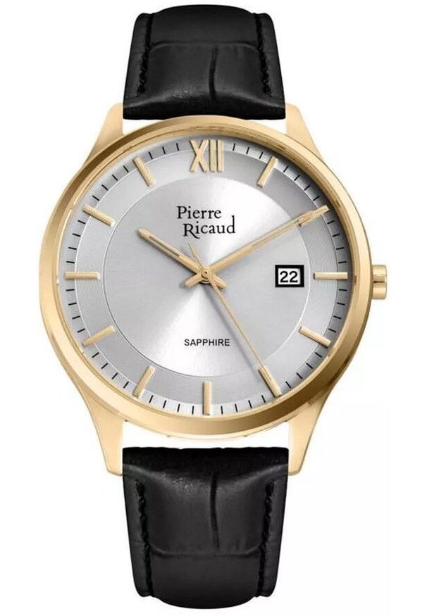 Zegarek męski Pierre Ricaud P97262.1267Q czarny. Kolor: czarny