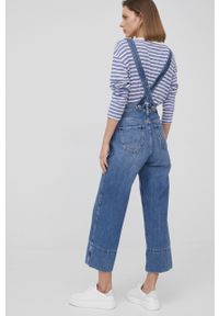 Pepe Jeans ogrodniczki jeansowe SHAY ADAPT damskie. Stan: podwyższony. Kolor: niebieski #4