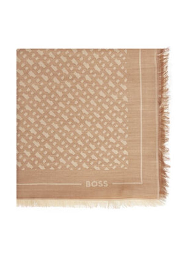 BOSS Chusta Ledonia 50517733 Beżowy. Kolor: beżowy. Materiał: materiał