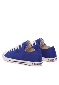 TOMMY HILFIGER - Tommy Hilfiger Trampki Low Cut Lace-Up Sneaker T3X4-32207-0890 S Granatowy. Kolor: niebieski. Materiał: materiał #3