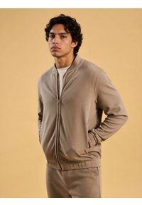 Sinsay - Bluza bomberka - beżowy. Kolor: beżowy #1