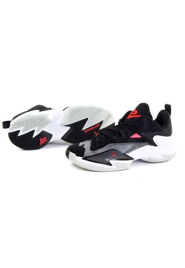 Buty koszykarskie męskie Nike Jordan One Take 3. Zapięcie: sznurówki. Kolor: czarny. Materiał: materiał, syntetyk, tkanina. Szerokość cholewki: normalna