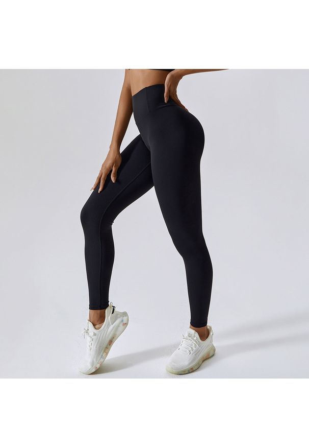 Intica - Legginsy treningowe z wysokim stanem do ćwiczeń Diega. Stan: podwyższony. Kolor: zielony. Materiał: materiał. Sport: fitness