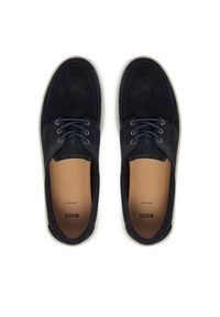 BOSS Półbuty Randal 50557725 Granatowy. Kolor: niebieski. Materiał: zamsz, skóra #6