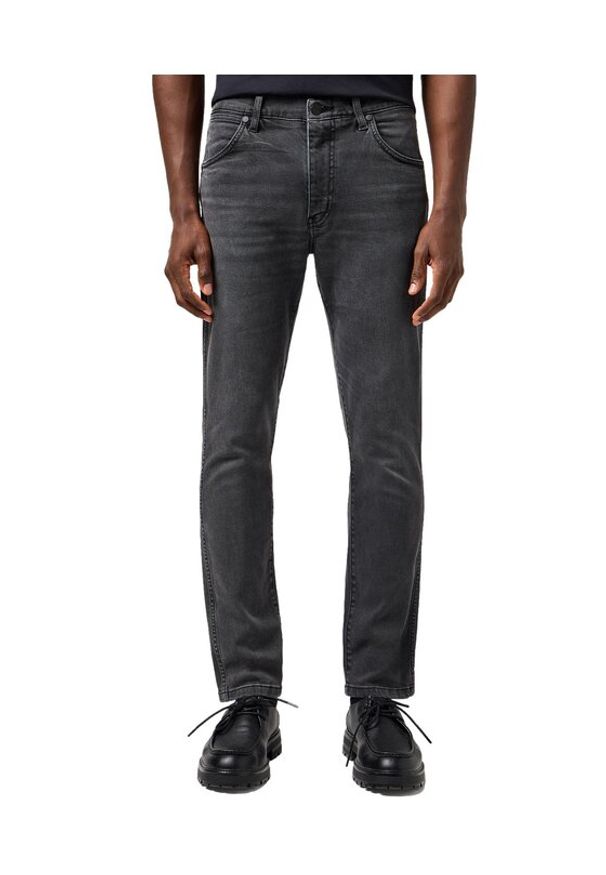 Wrangler Jeansy Larston 112362433 Szary Slim Fit. Kolor: szary
