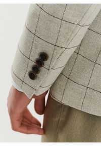 Pako Lorente - PAKO LORENTE – Casualowa marynarka męska w kratę. Okazja: na co dzień. Materiał: jeans. Wzór: kratka. Styl: casual #7