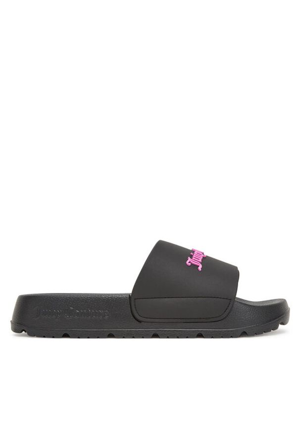 Juicy Couture Klapki PJC2 Czarny. Kolor: czarny. Materiał: syntetyk