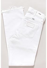 Wrangler - DAMSKIE SPODNIE JEANSOWE WRANGLER RETRO STRAIGHT WHITE DESTROYED W238DM13H 112127869. Styl: retro #6