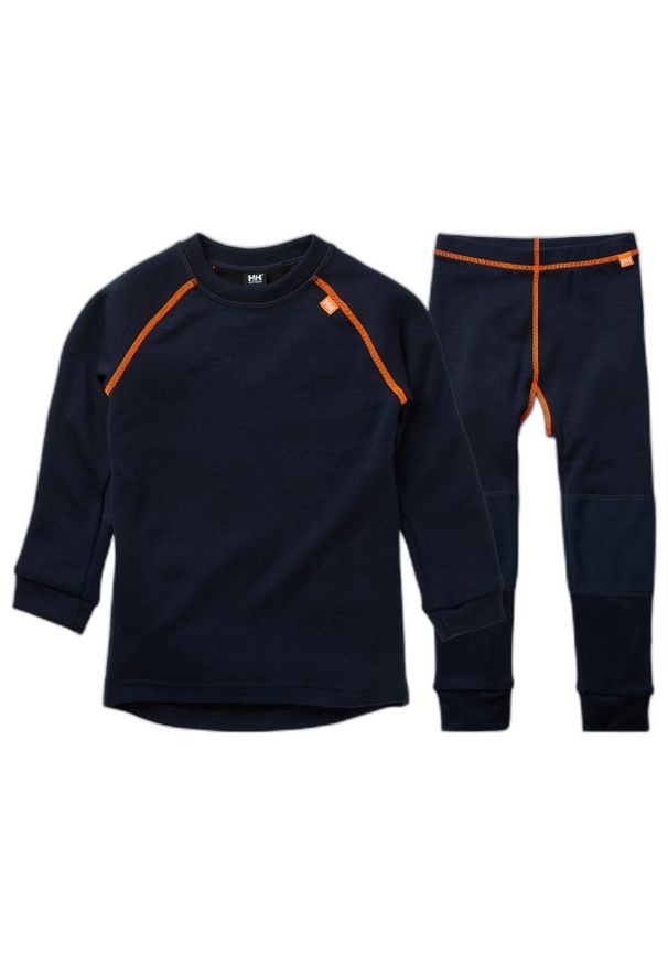 Zestaw termiczny dla dzieci Helly Hansen K Lifa Merino. Kolor: niebieski